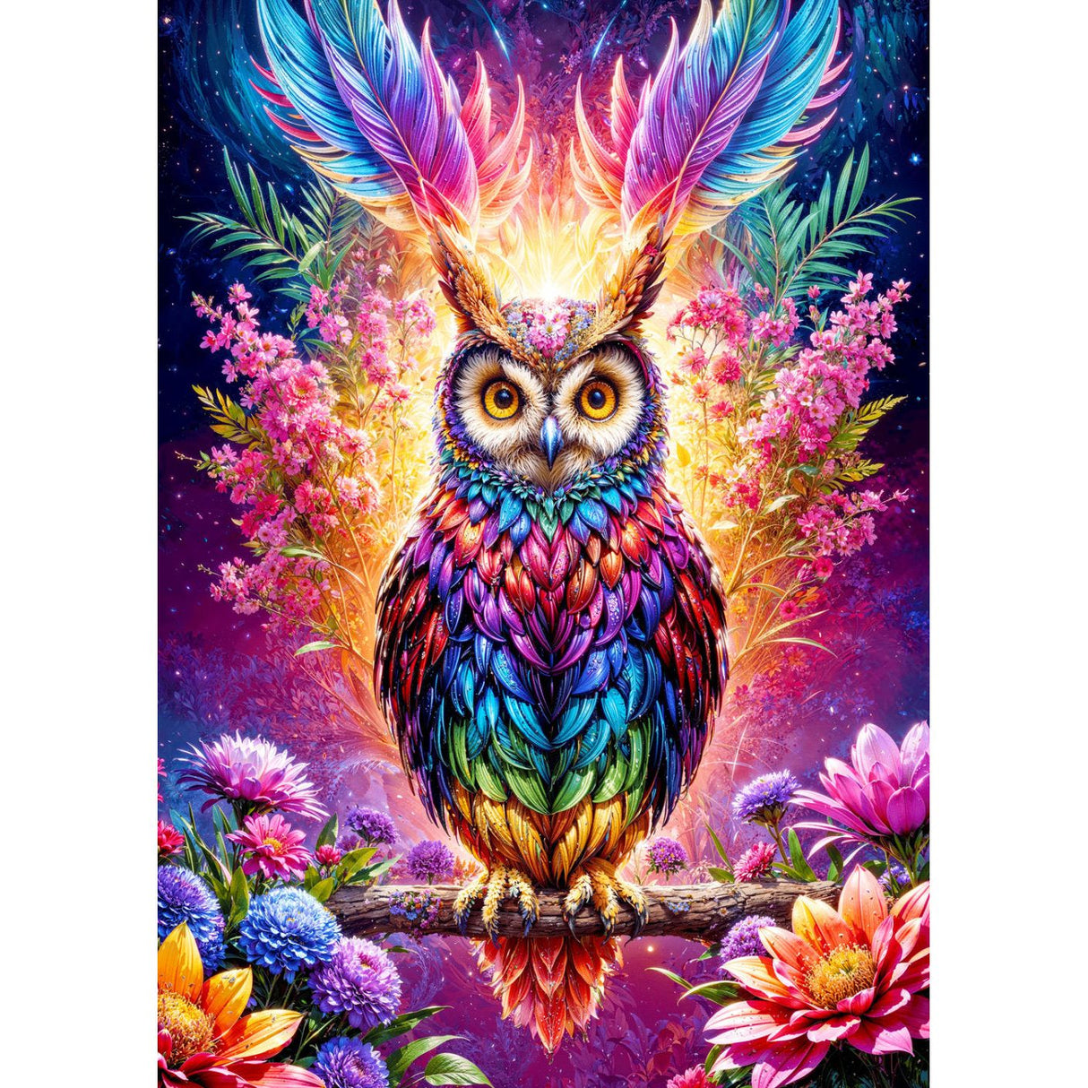 ENJOY Puzzle | 1000 Teile | Neon-Eule