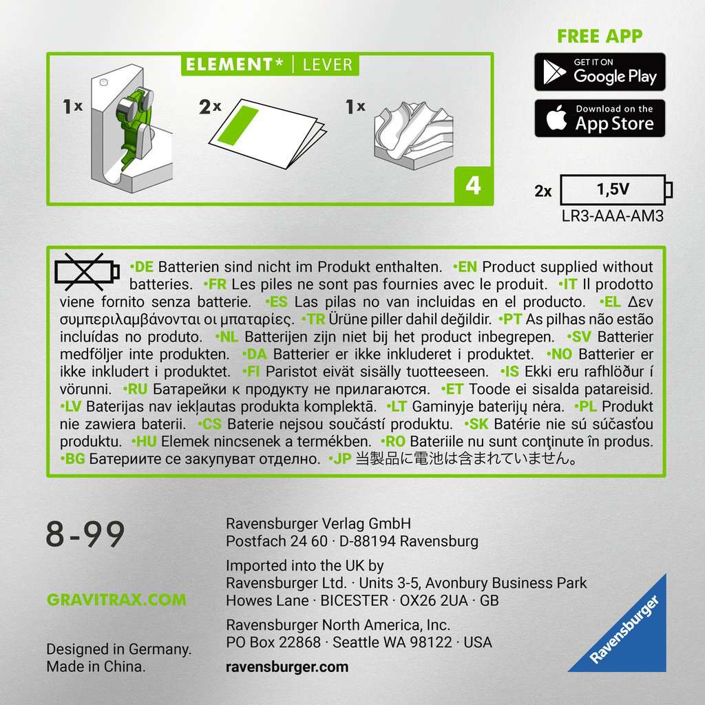 Ravensburger | GraviTrax Power Lever