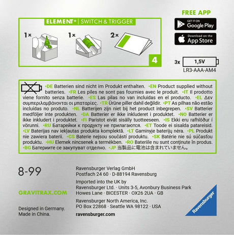 Ravensburger | GraviTrax POWER Element Switch & Trigger