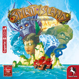# Alt-Text:Spirit Island Brettspiel von Pegasus Spiele mit mystischem Island-Artwork