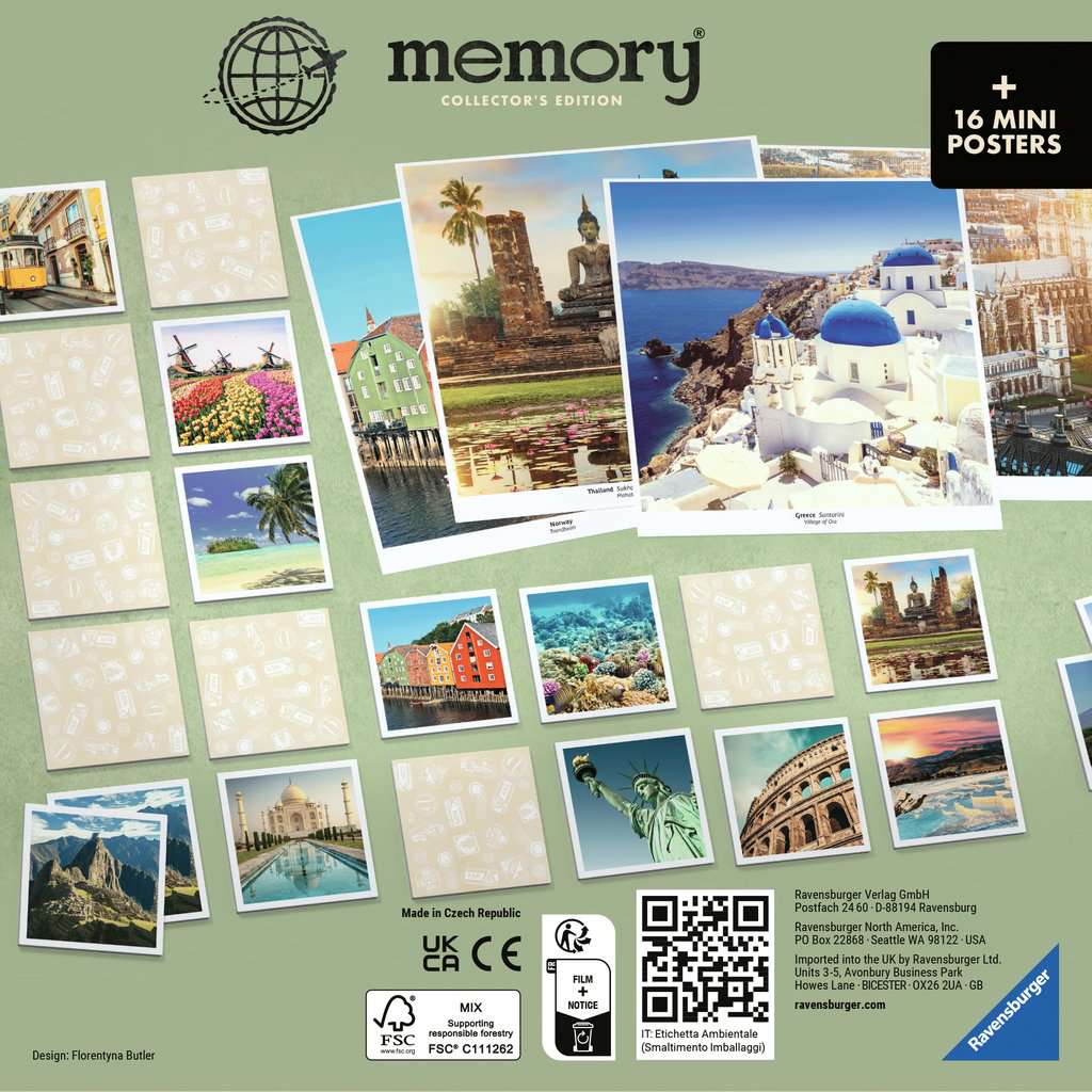 Ravensburger | Collector's memory® Schönste Reiseziele