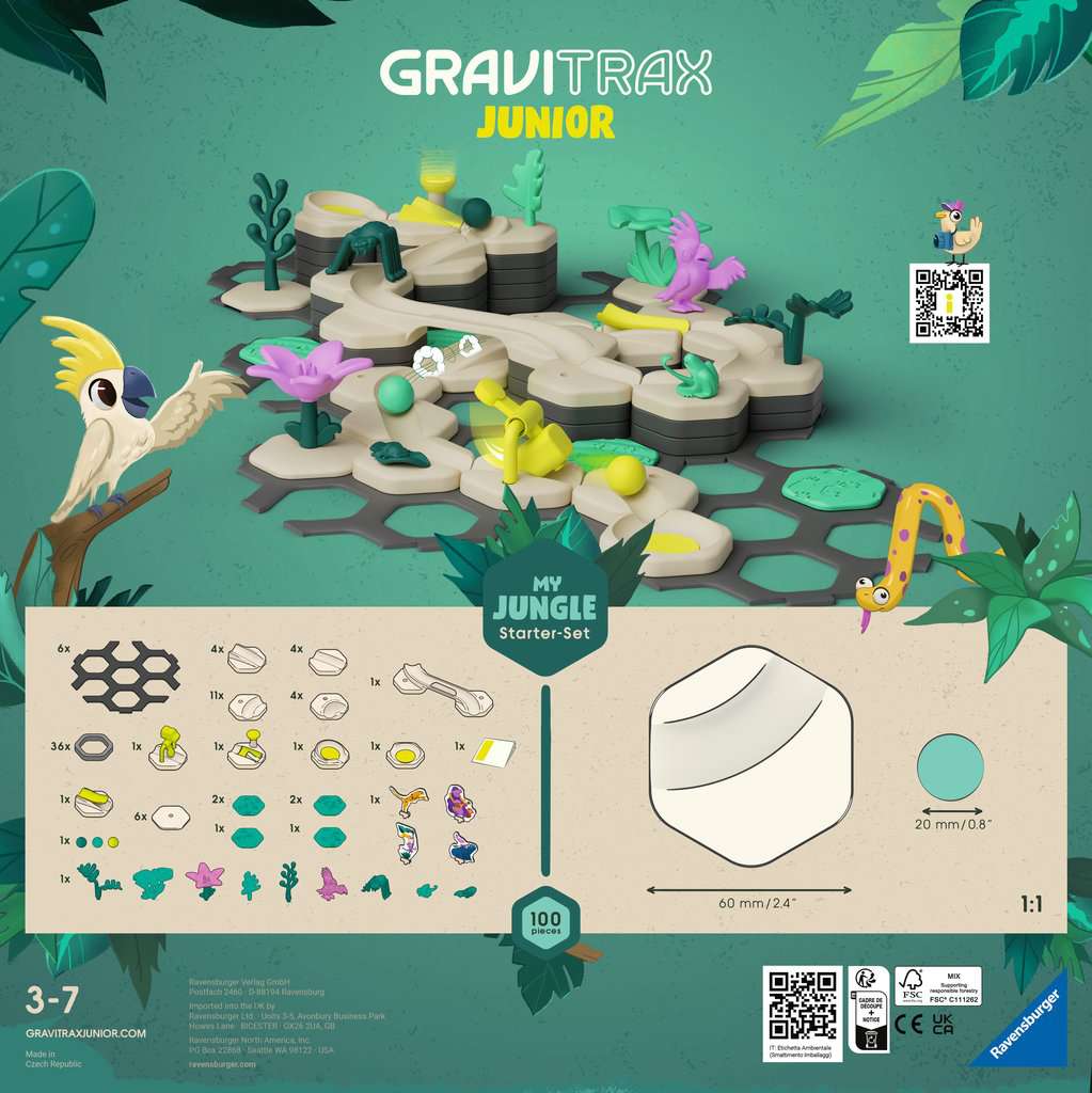 Ravensburger | GraviTrax Junior Starter-Set L Jungle