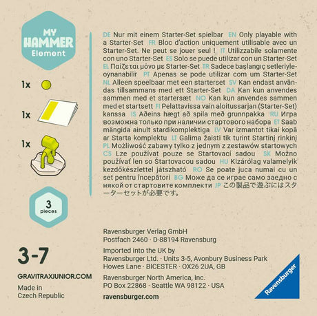 Ravensburger | GraviTrax Junior Element Hammer