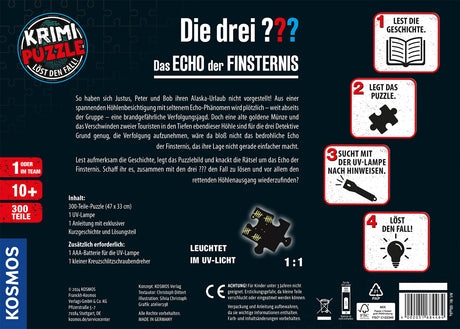 KOSMOS | Krimi-Puzzle: Die drei ??? - Das Echo der Finsternis