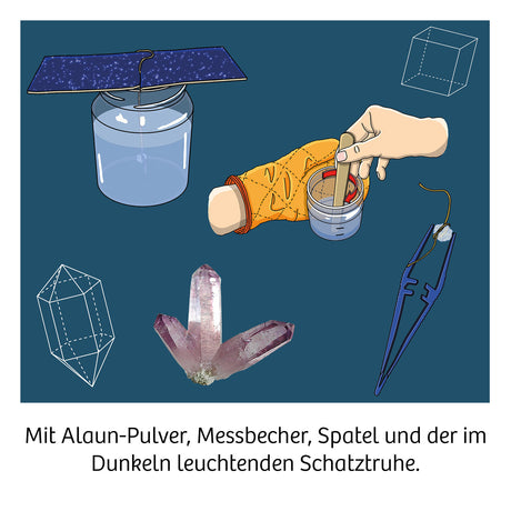 KOSMOS | Nachtleuchtender Kristall-Schatz