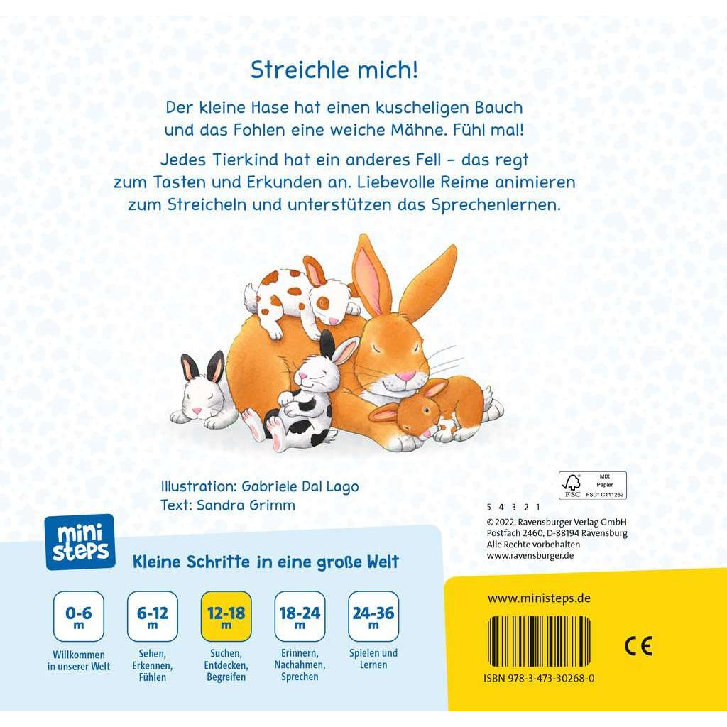 Ravensburger | ministeps: Fühl mal! Meine Lieblingstiere
