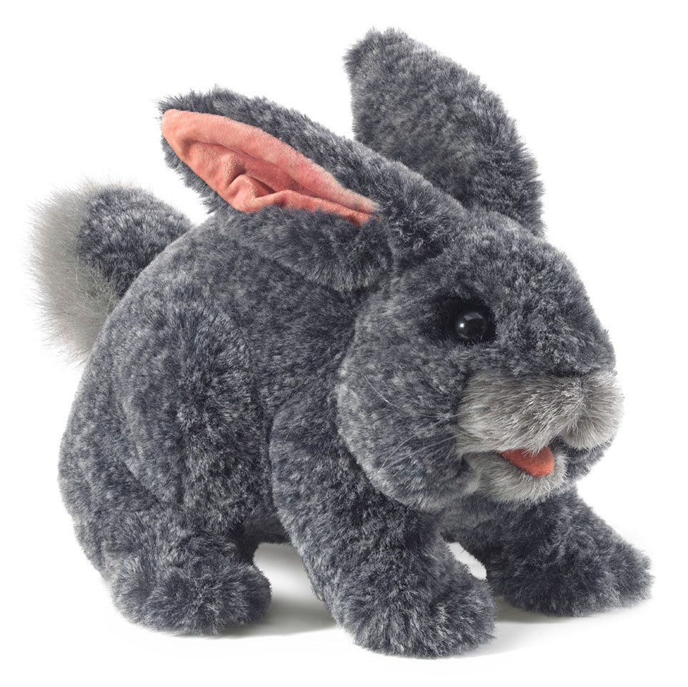 Folkmanis Puppets | Häschen in grau / Gray Bunny Rabbit