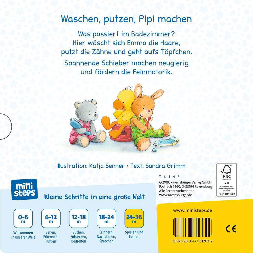 Ravensburger | ministeps: Haare waschen, Zähne putzen