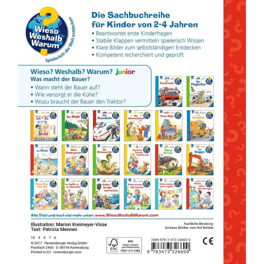 Ravensburger | Wieso? Weshalb? Warum? junior, Band 62: Was macht der Bauer?