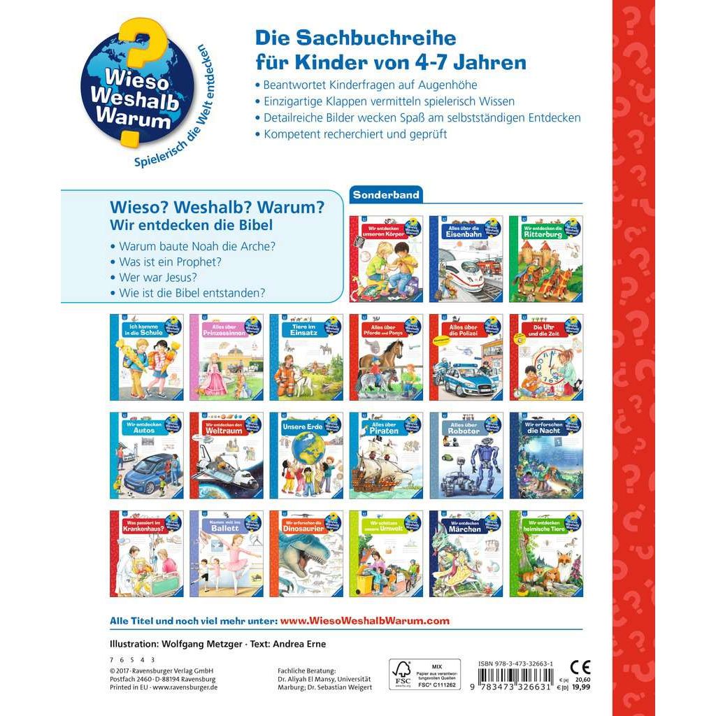 Ravensburger | Wieso? Weshalb? Warum?: Wir entdecken die Bibel