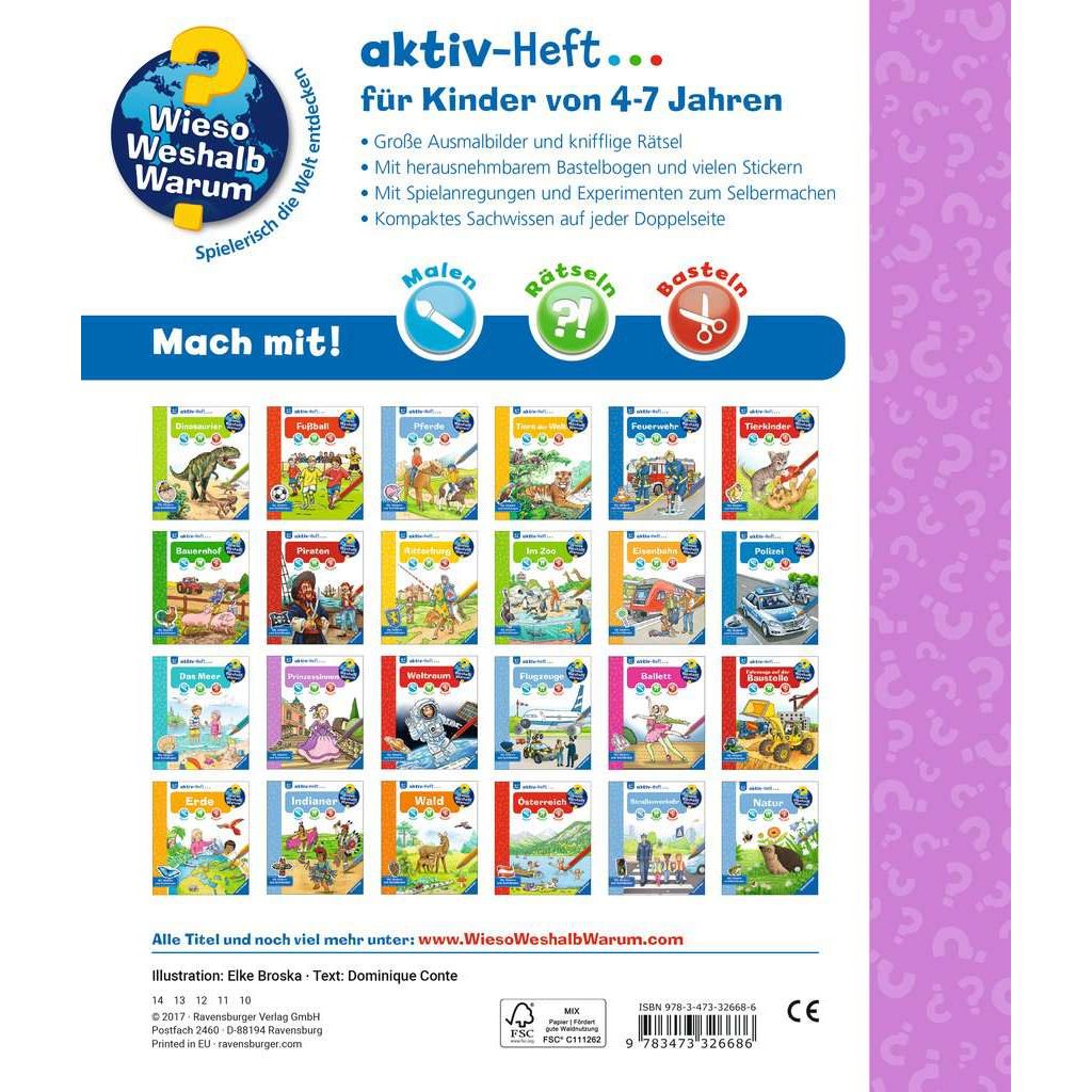 Ravensburger | Wieso? Weshalb? Warum? aktiv-Heft: Prinzessinnen