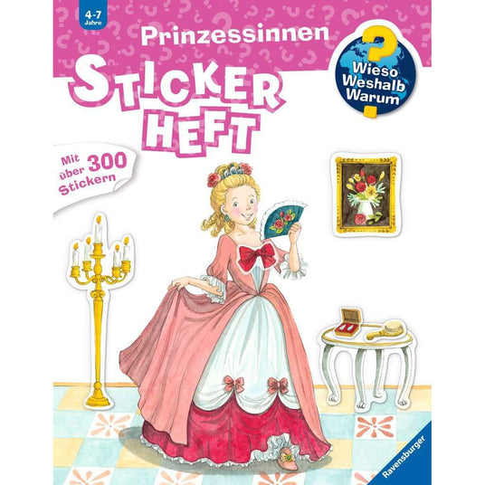 Ravensburger | Wieso? Weshalb? Warum? Stickerheft: Prinzessinnen