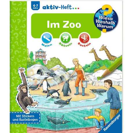 Ravensburger | Wieso? Weshalb? Warum? aktiv-Heft: Im Zoo