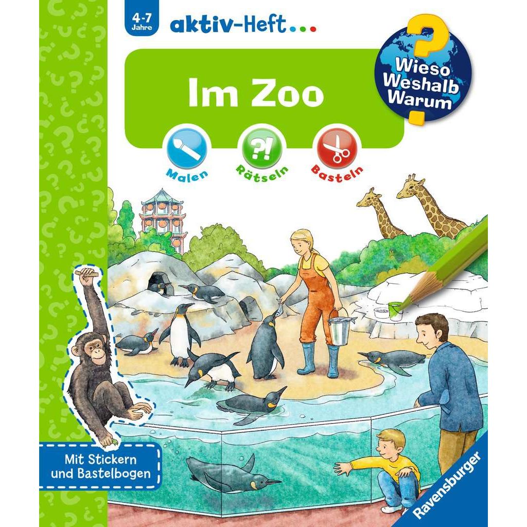 Ravensburger | Wieso? Weshalb? Warum? aktiv-Heft: Im Zoo