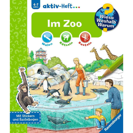 Ravensburger | Wieso? Weshalb? Warum? aktiv-Heft: Im Zoo