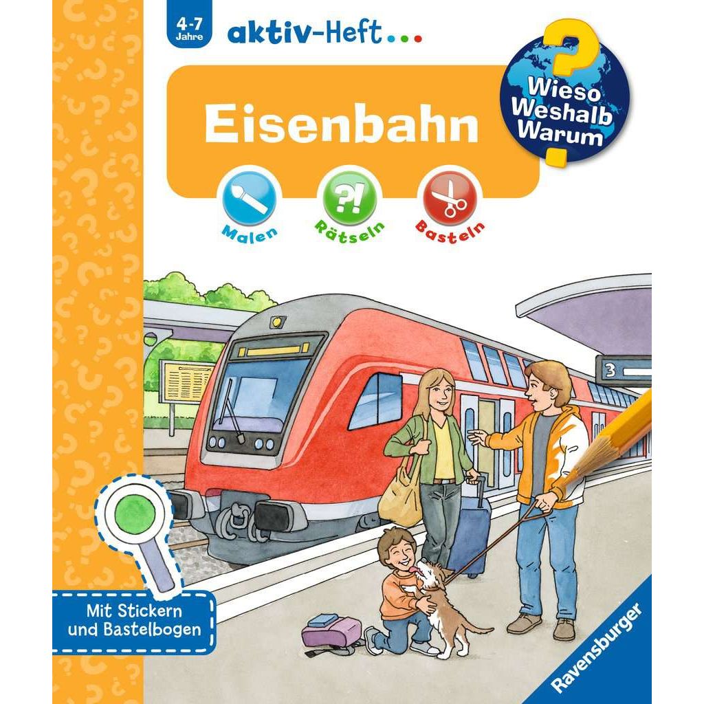 Ravensburger | Wieso? Weshalb? Warum? aktiv-Heft: Eisenbahn