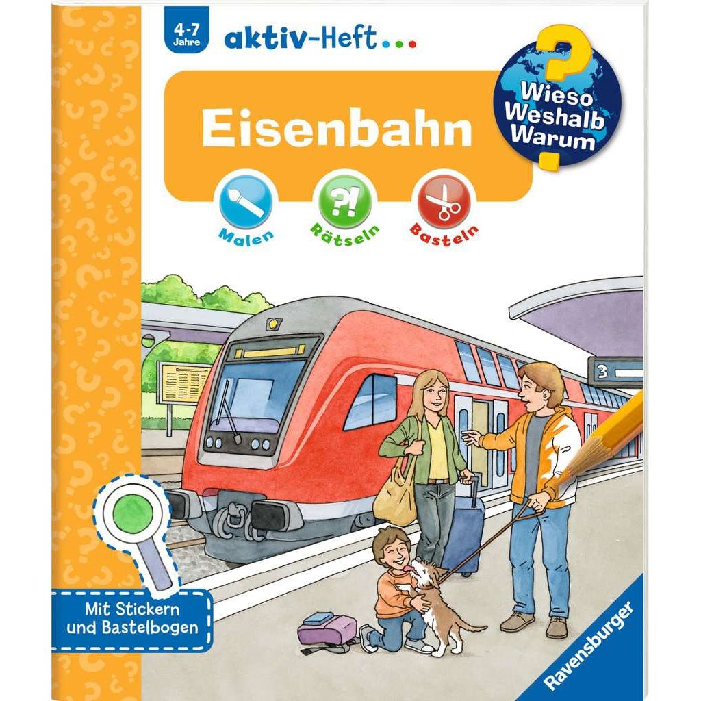 Ravensburger | Wieso? Weshalb? Warum? aktiv-Heft: Eisenbahn