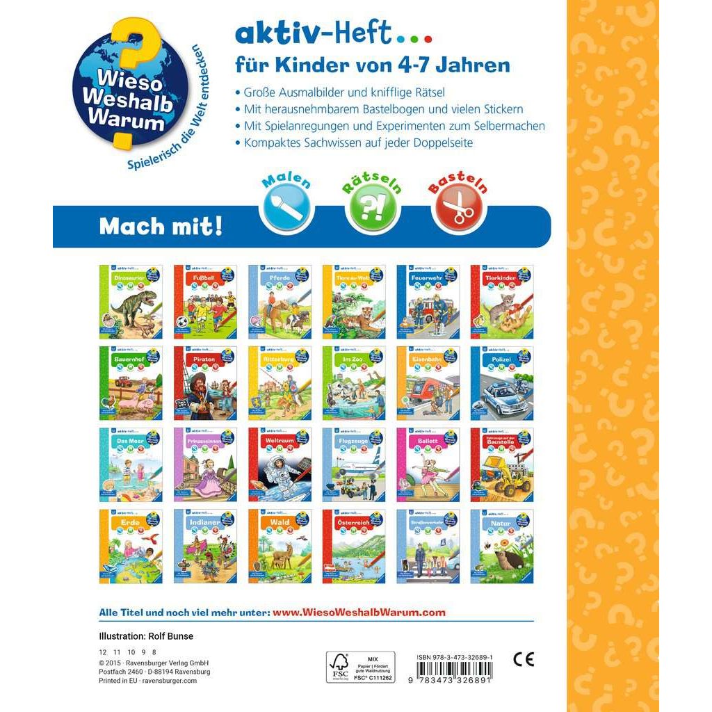 Ravensburger | Wieso? Weshalb? Warum? aktiv-Heft: Eisenbahn