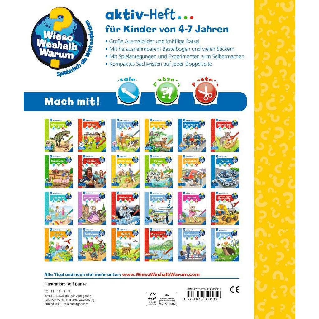 Ravensburger | Wieso? Weshalb? Warum? aktiv-Heft: Fußball