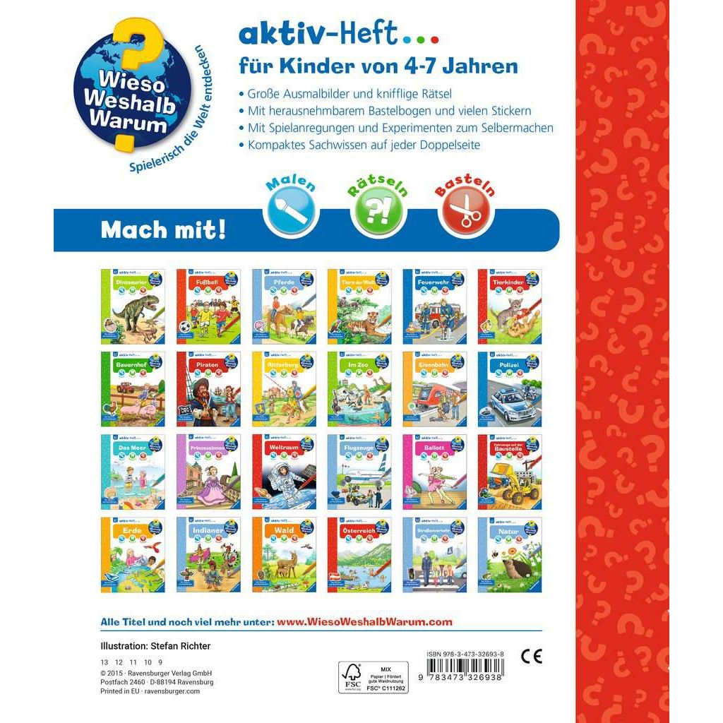 Ravensburger | Wieso? Weshalb? Warum? aktiv-Heft: Tierkinder