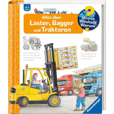Ravensburger | Wieso? Weshalb? Warum?, Band 38: Alles über Laster, Bagger und Traktoren