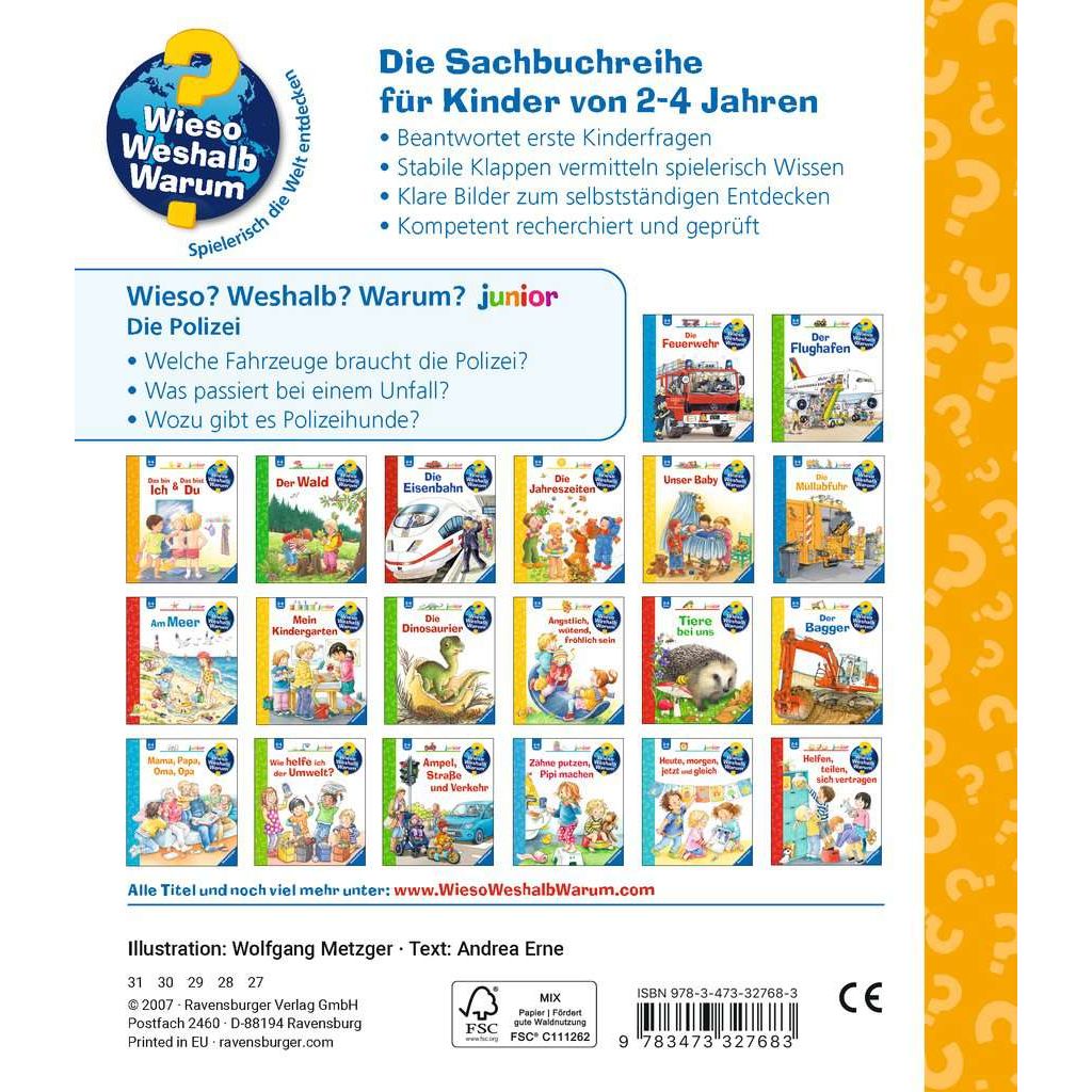 Ravensburger | Wieso? Weshalb? Warum? junior, Band 18: Die Polizei
