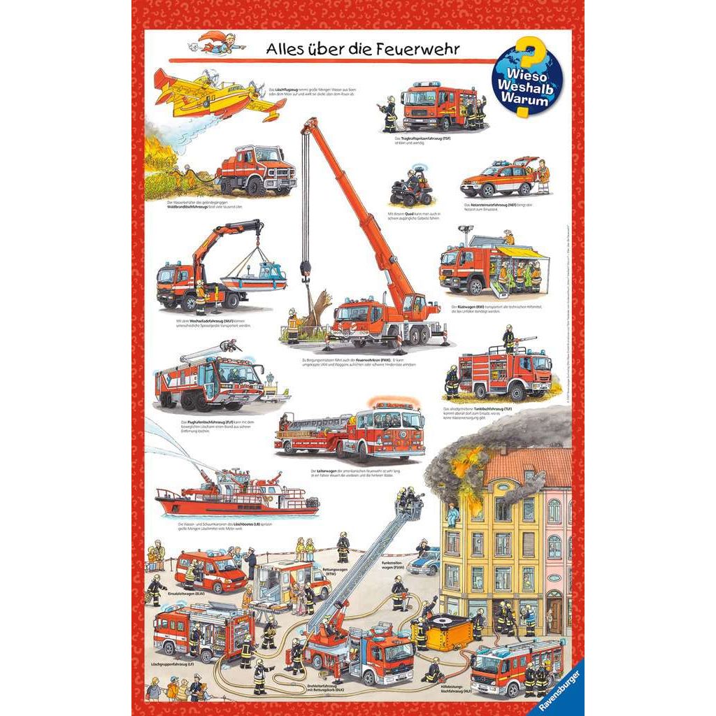 Ravensburger | Wieso? Weshalb? Warum?, Band 2: Alles über die Feuerwehr