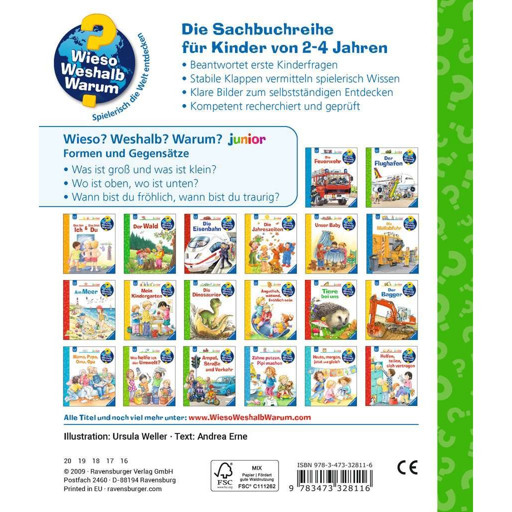 Ravensburger | Wieso? Weshalb? Warum? junior, Band 31: Formen und Gegensätze