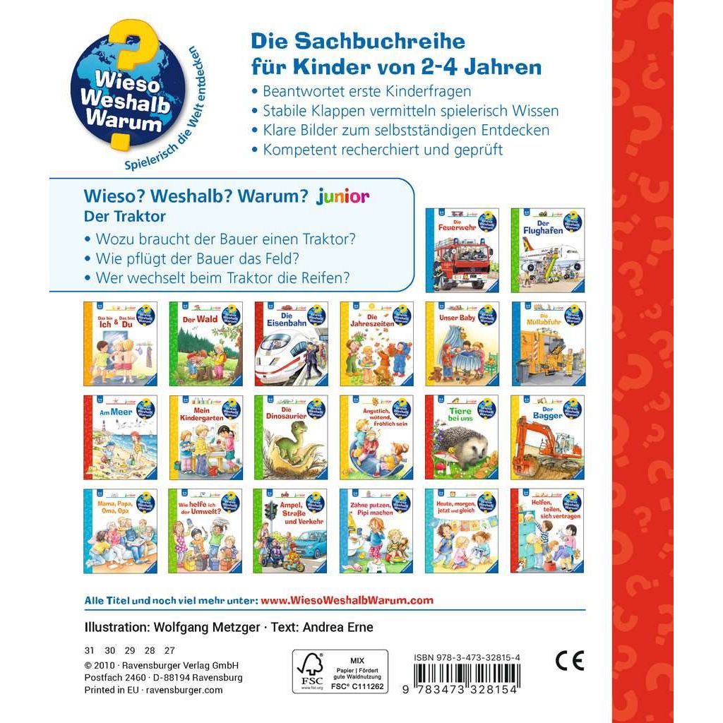 Ravensburger | Wieso? Weshalb? Warum? junior, Band 34: Der Traktor