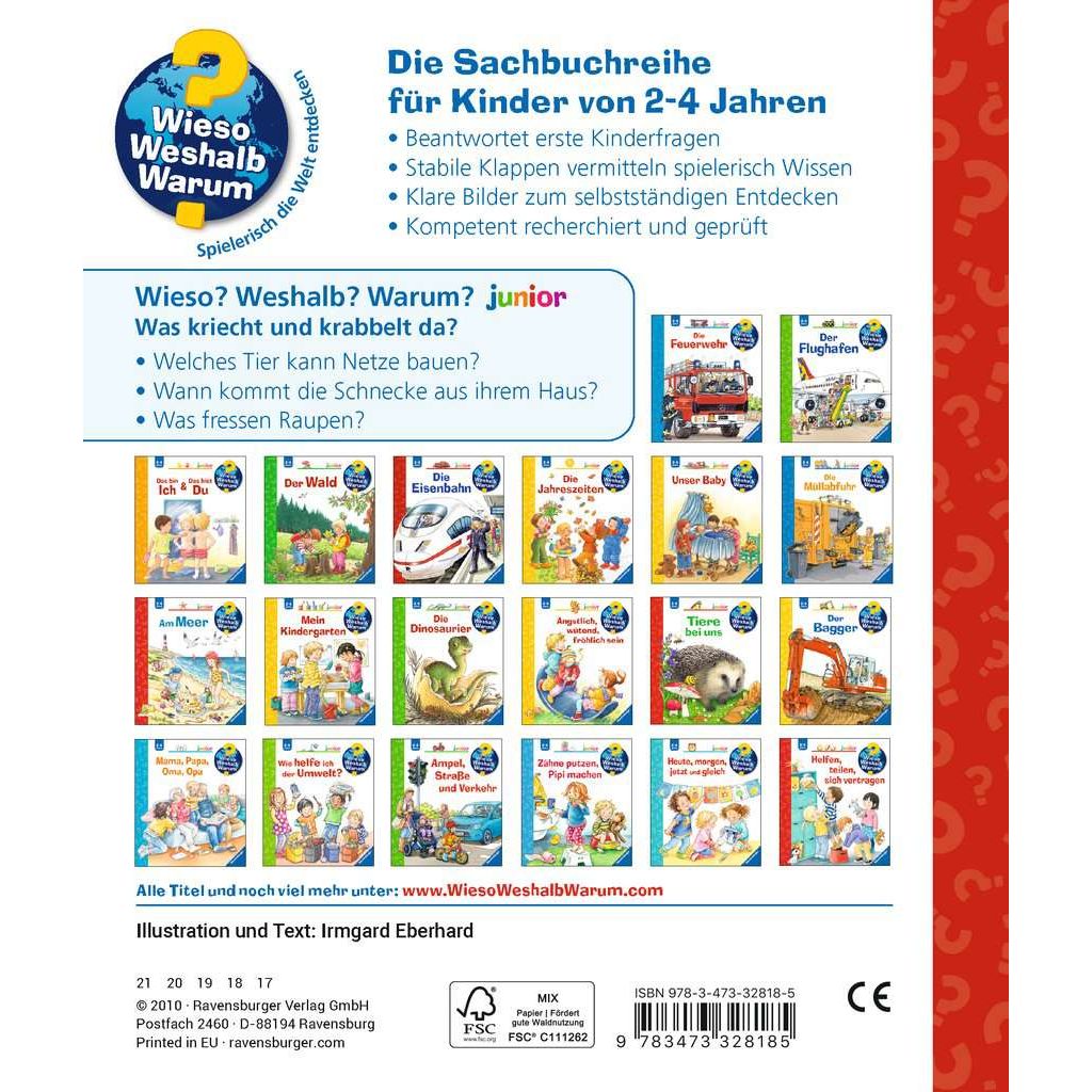 Ravensburger | Wieso? Weshalb? Warum? junior, Band 36: Was kriecht und krabbelt da?