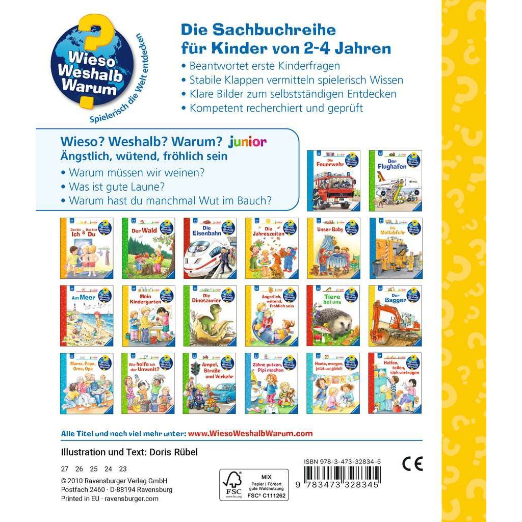 Ravensburger | Wieso? Weshalb? Warum? junior, Band 32: Ängstlich, wütend, fröhlich sein