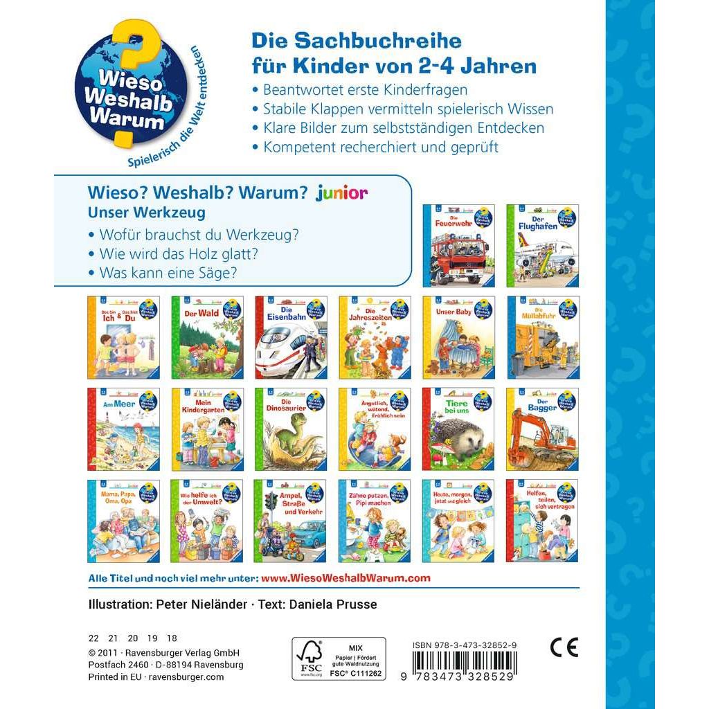 Ravensburger | Wieso? Weshalb? Warum? junior, Band 40: Unser Werkzeug