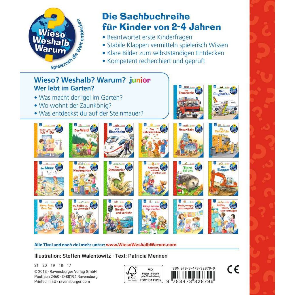 Ravensburger | Wieso? Weshalb? Warum? junior, Band 49: Wer lebt im Garten?
