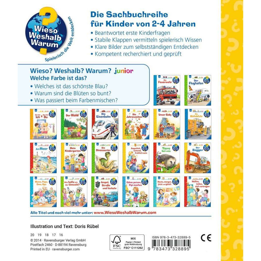Ravensburger | Wieso? Weshalb? Warum? junior, Band 13: Welche Farbe ist das?