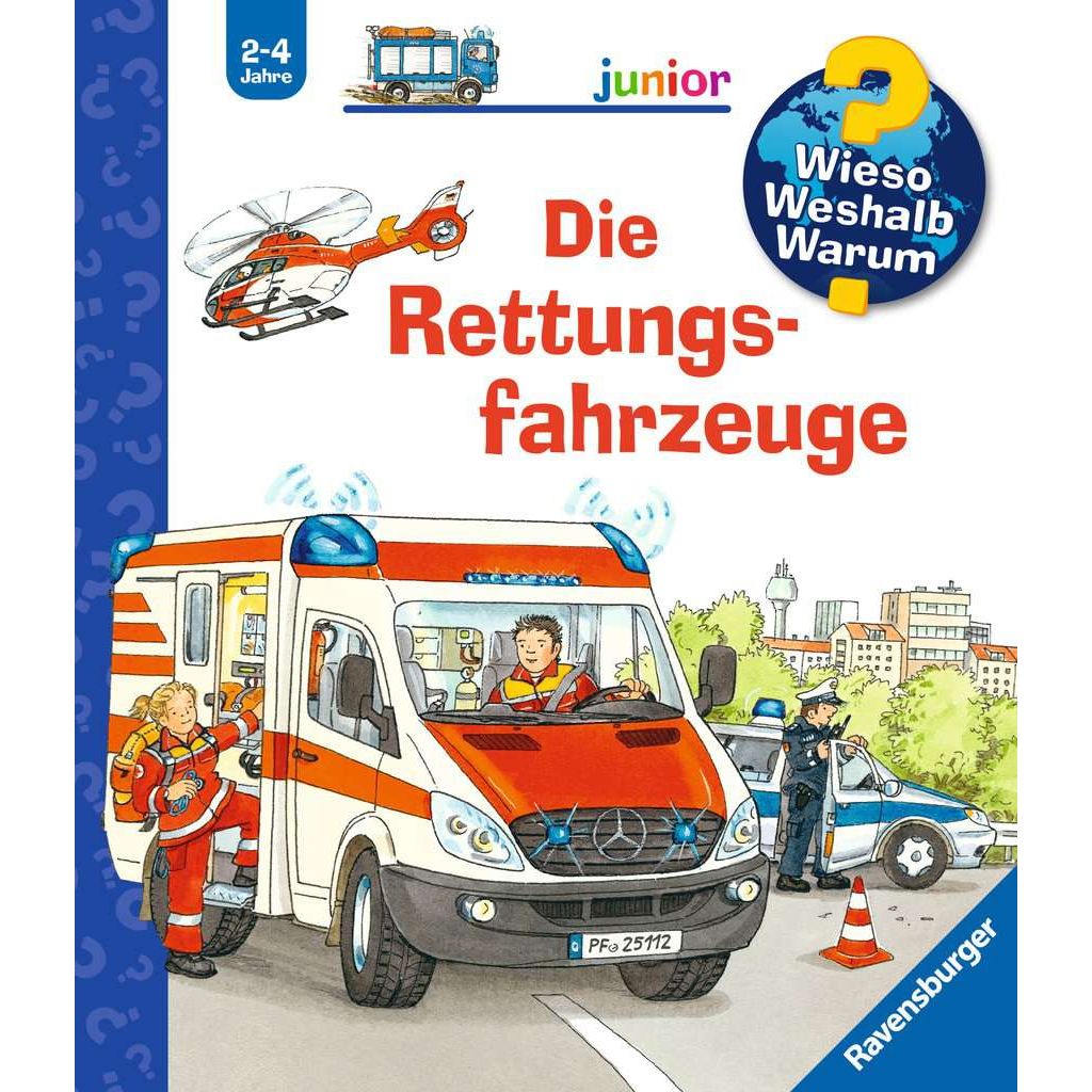 Ravensburger | Wieso? Weshalb? Warum? junior, Band 23: Die Rettungsfahrzeuge