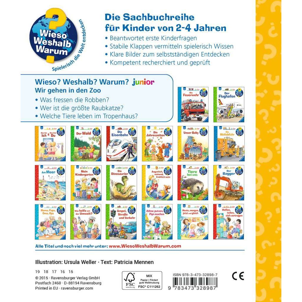 Ravensburger | Wieso? Weshalb? Warum? junior, Band 30: Wir gehen in den Zoo