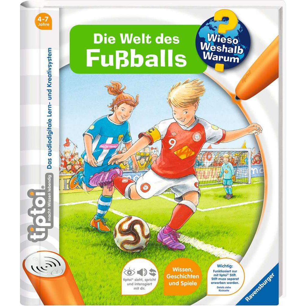 Ravensburger | tiptoi® Wieso? Weshalb? Warum? Die Welt des Fußballs