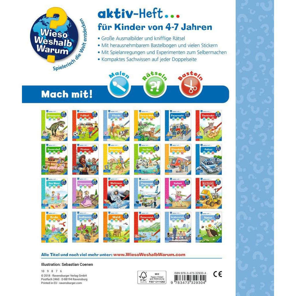 Ravensburger | Wieso? Weshalb? Warum? aktiv-Heft: Flugzeuge