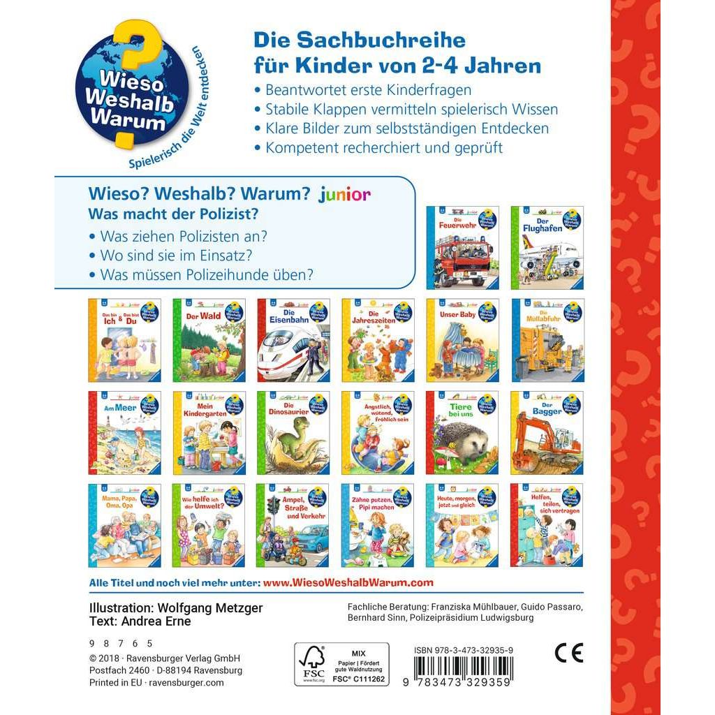 Ravensburger | Wieso? Weshalb? Warum? junior, Band 65: Was macht der Polizist?