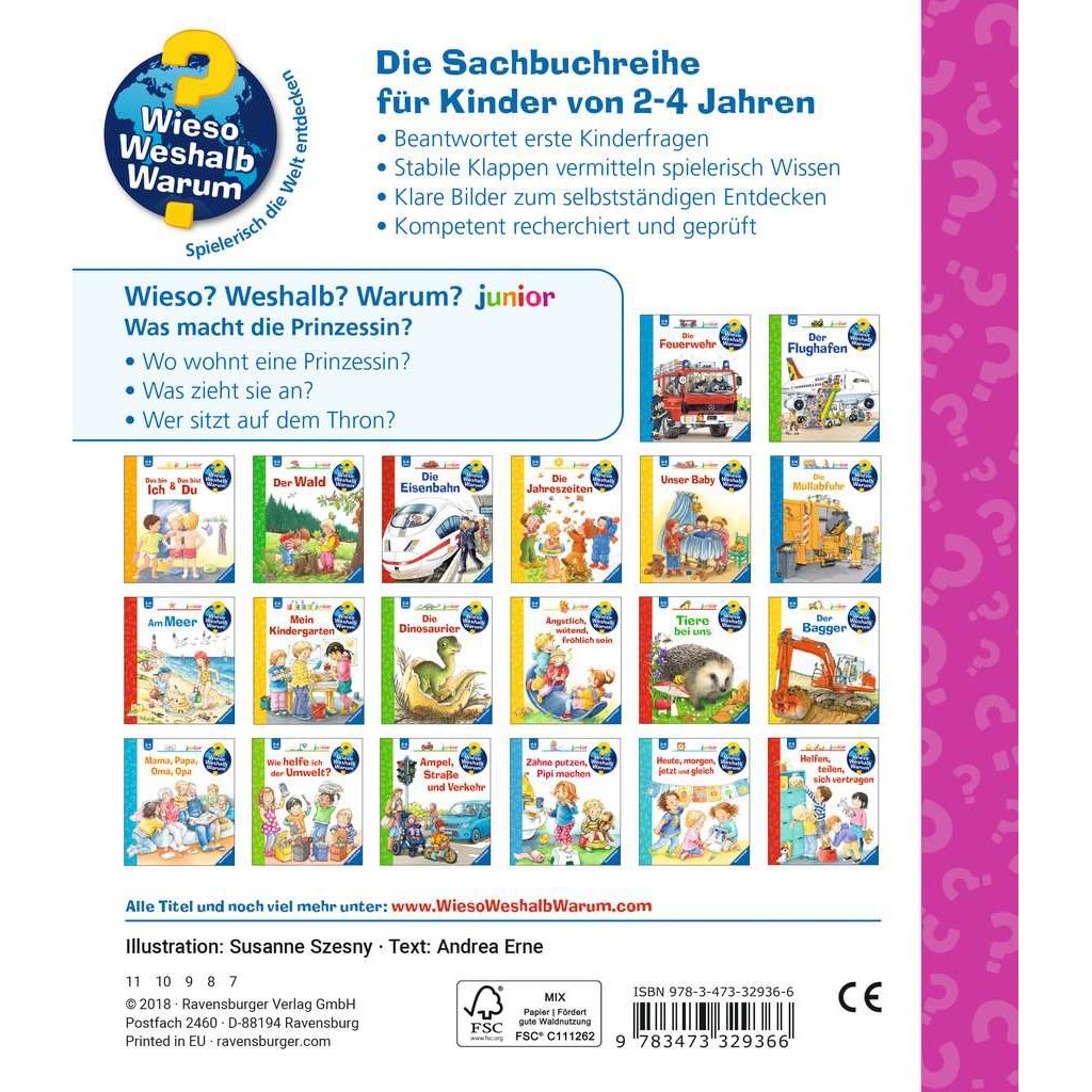 Ravensburger | Wieso? Weshalb? Warum? junior, Band 19: Was macht die Prinzessin?