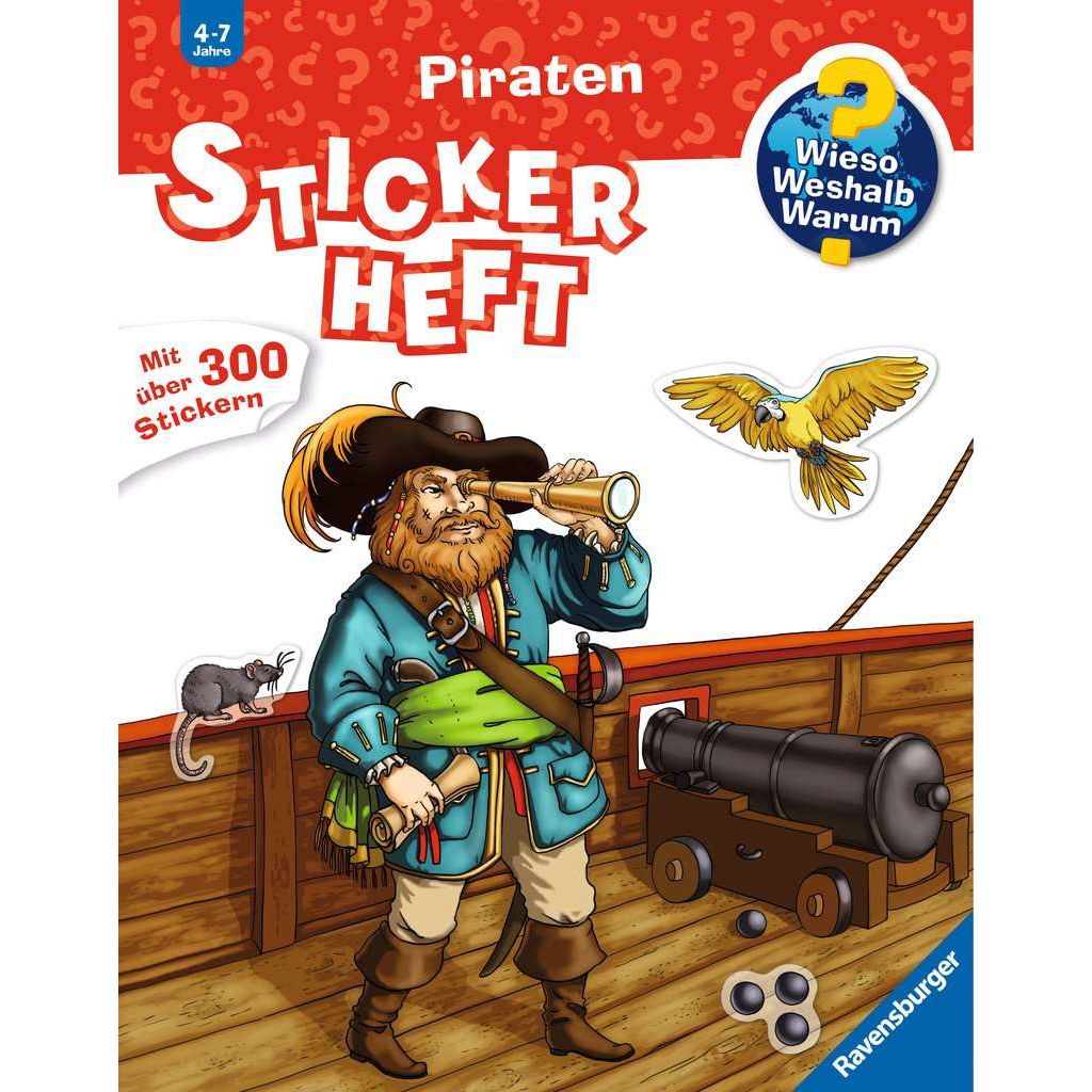 Ravensburger | Wieso? Weshalb? Warum? Stickerheft: Piraten