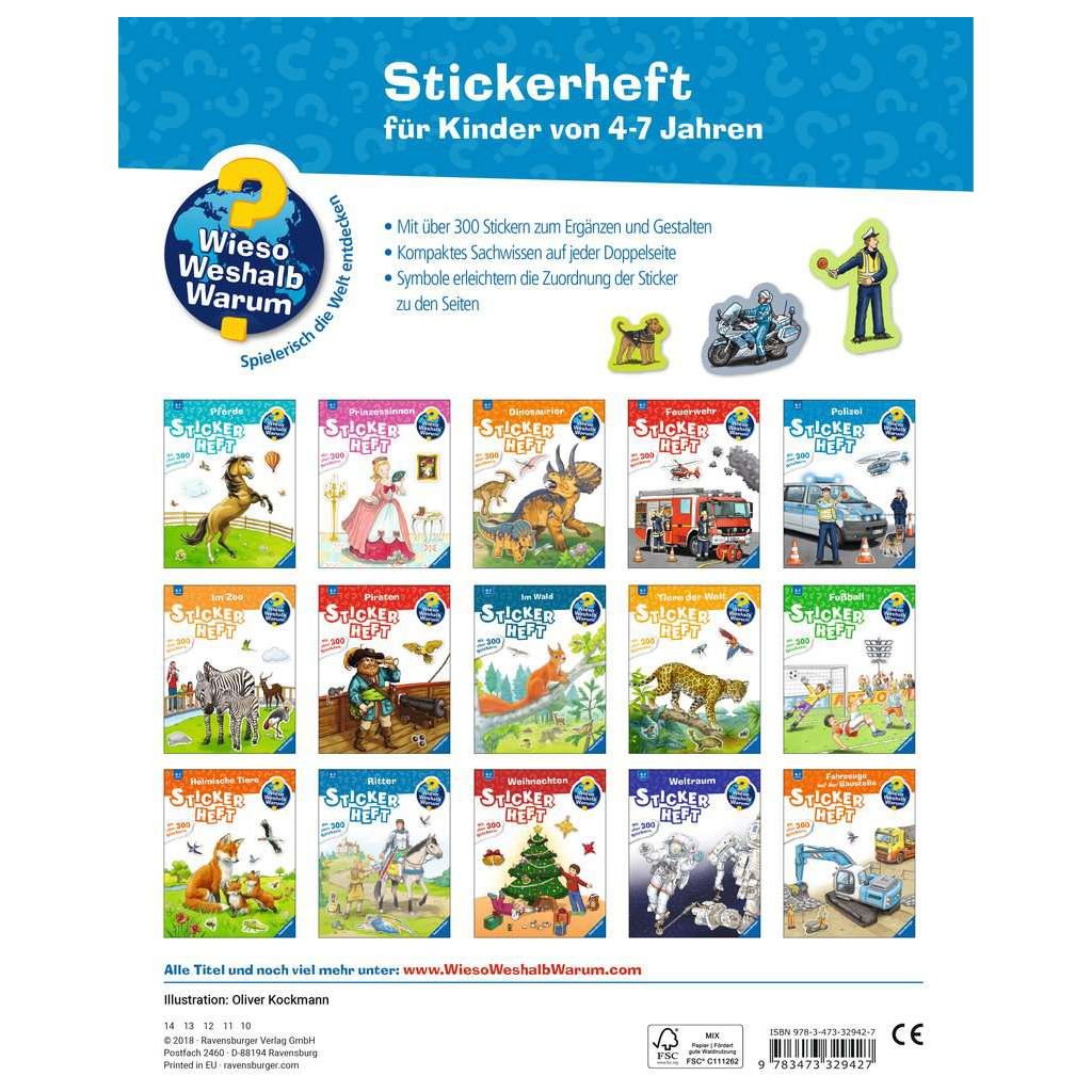 Ravensburger | Wieso? Weshalb? Warum? Stickerheft: Polizei