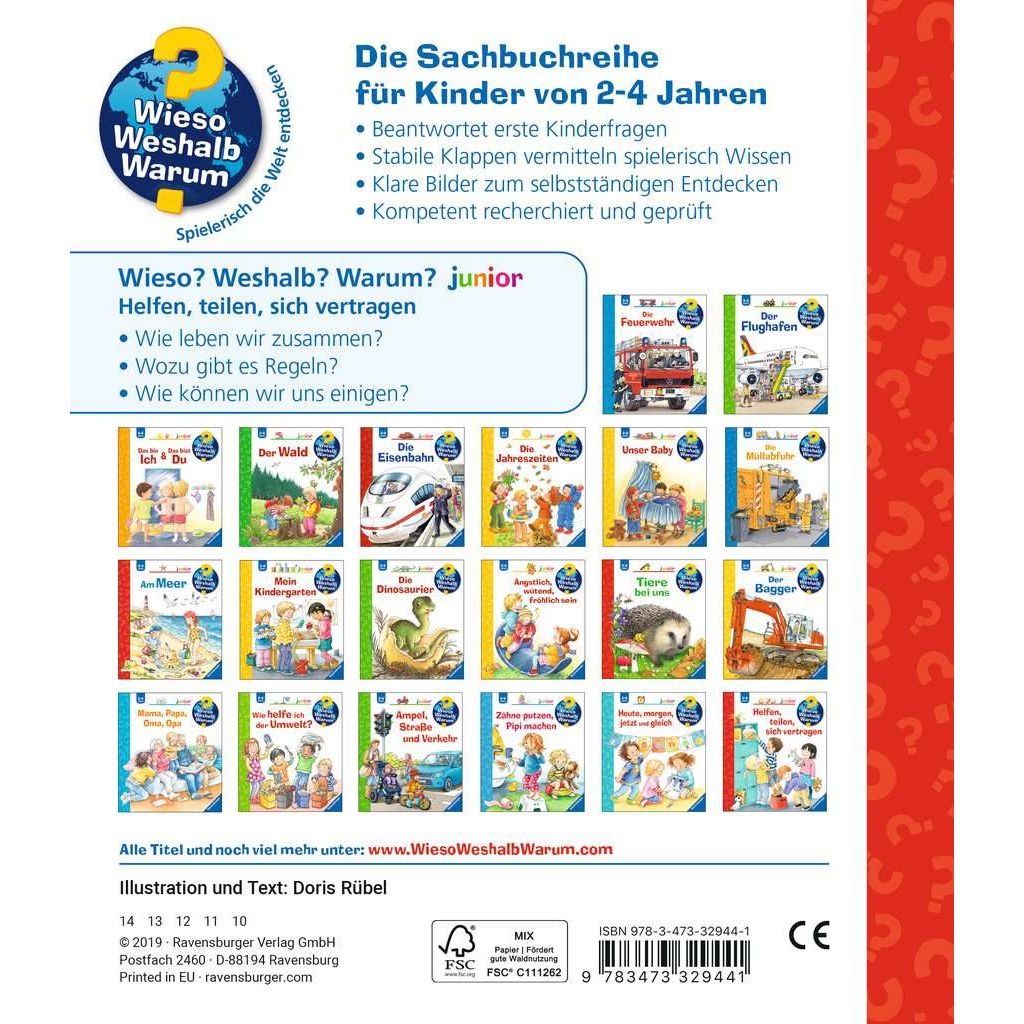 Ravensburger | Wieso? Weshalb? Warum? junior, Band 66: Helfen, teilen, sich vertragen