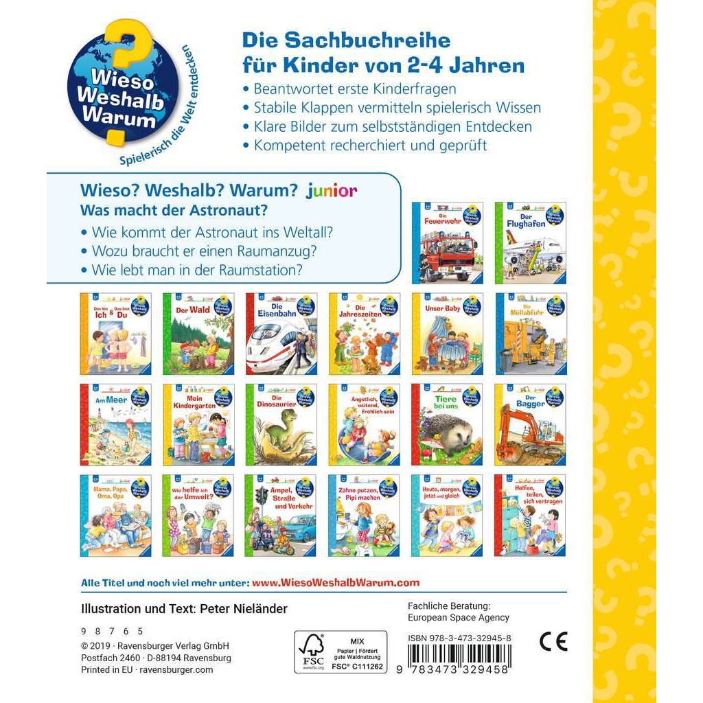 Ravensburger | Wieso? Weshalb? Warum? junior, Band 67: Was macht der Astronaut?