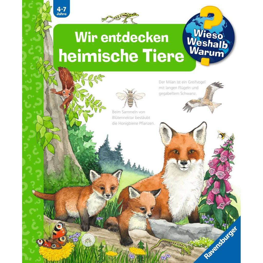 Ravensburger | Wieso? Weshalb? Warum?, Band 71: Wir entdecken heimische Tiere