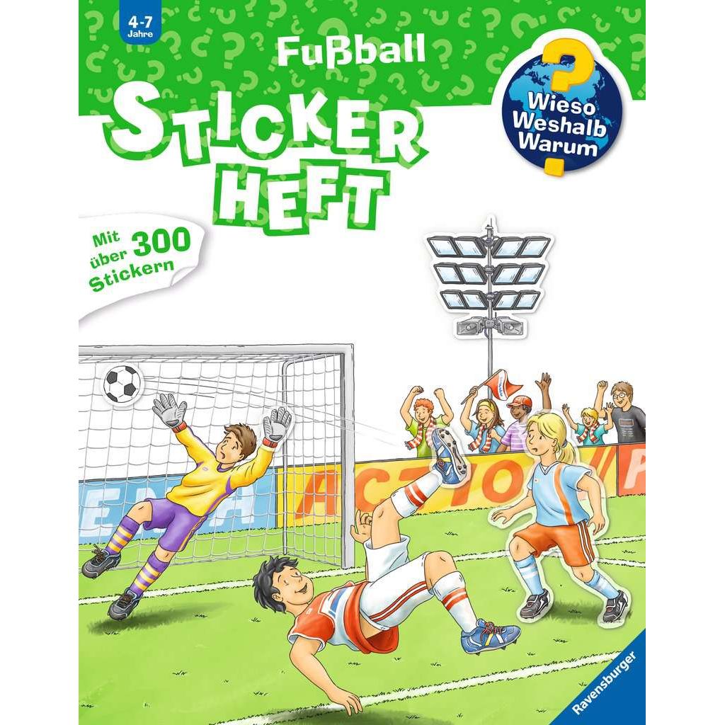 Ravensburger | Wieso? Weshalb? Warum? Stickerheft: Fußball