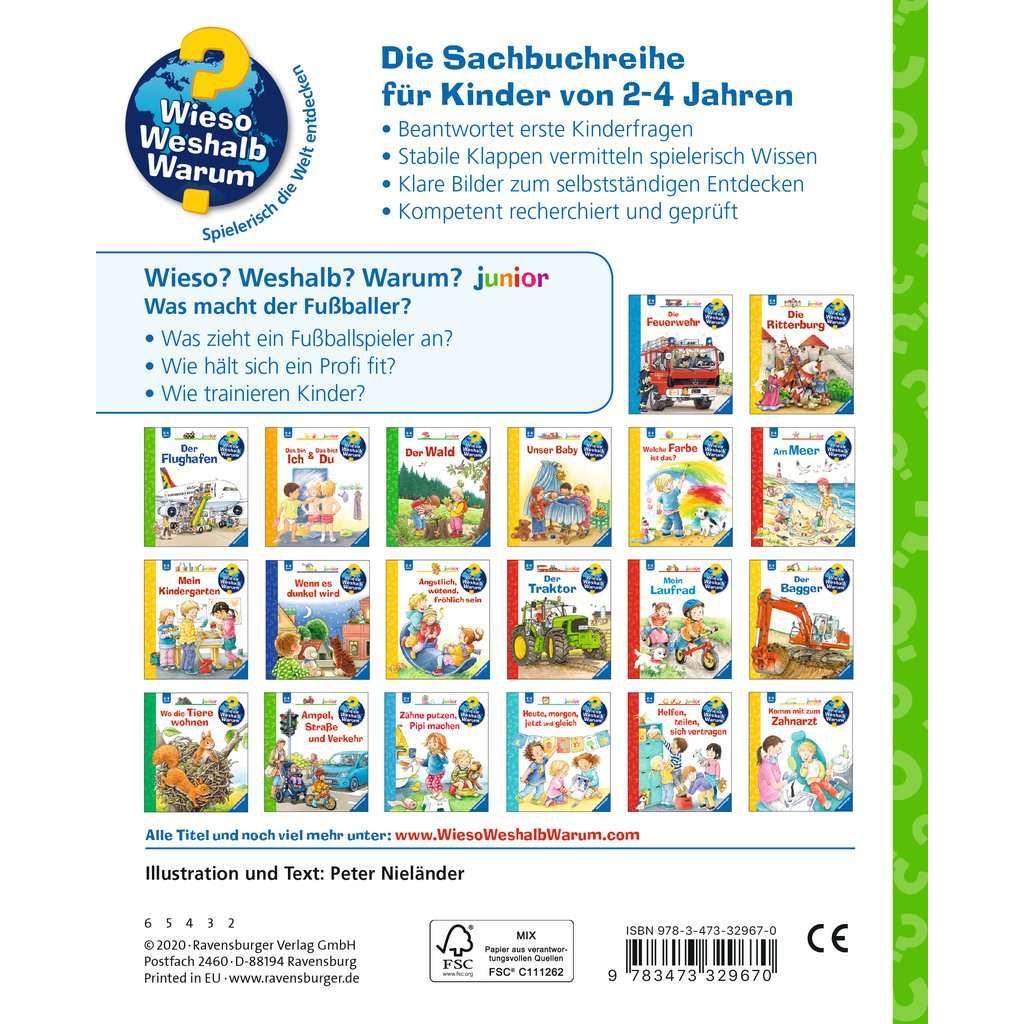 Ravensburger | Wieso? Weshalb? Warum? junior, Band 68: Was macht der Fußballer?