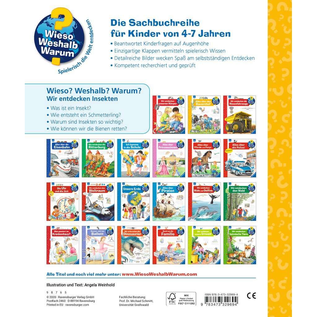 Ravensburger | Wieso? Weshalb? Warum?, Band 39: Wir entdecken Insekten