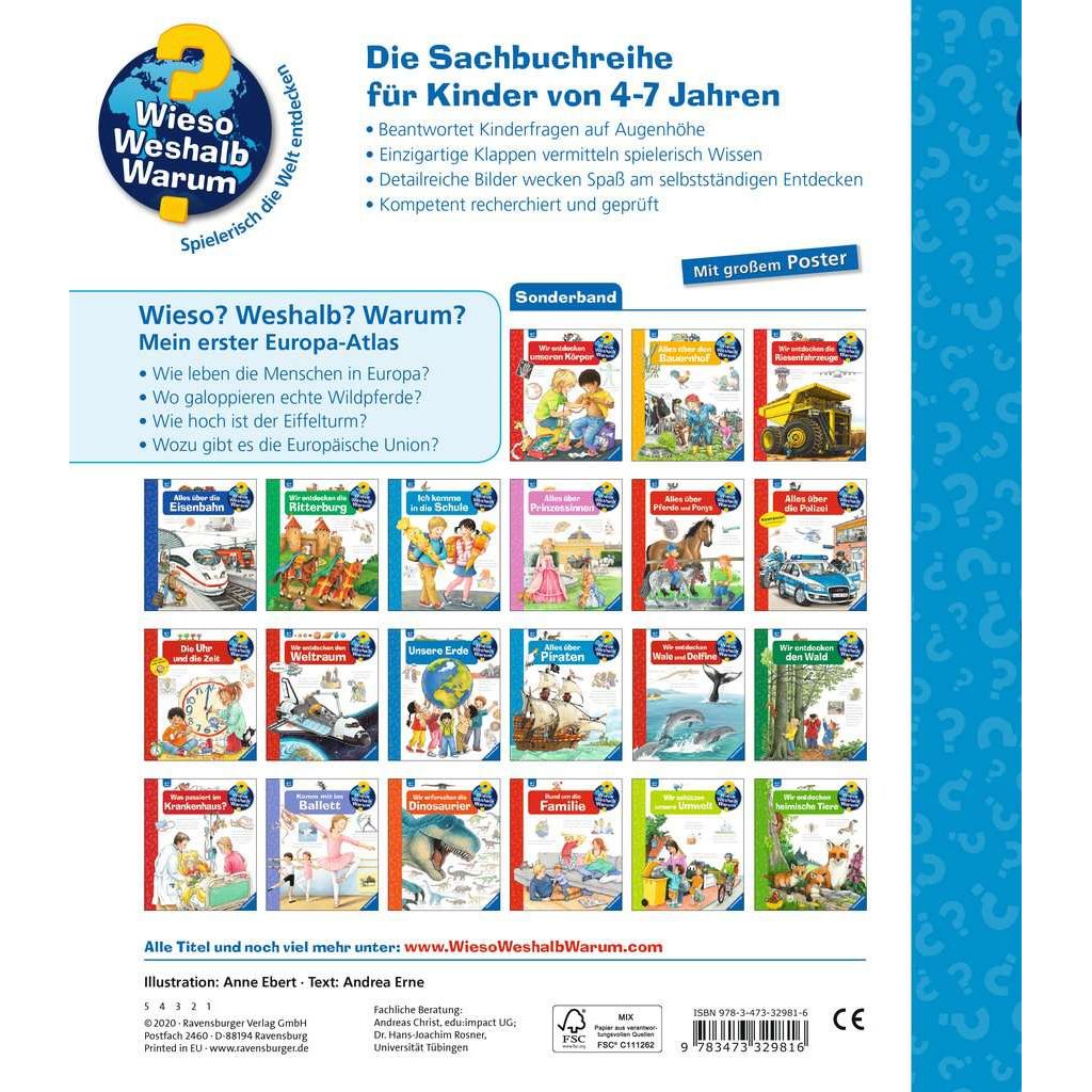 Ravensburger | Wieso? Weshalb? Warum?: Mein erster Europa-Atlas