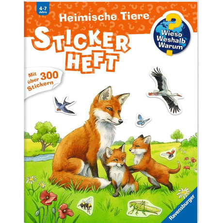 Ravensburger | Wieso? Weshalb? Warum? Stickerheft: Heimische Tiere